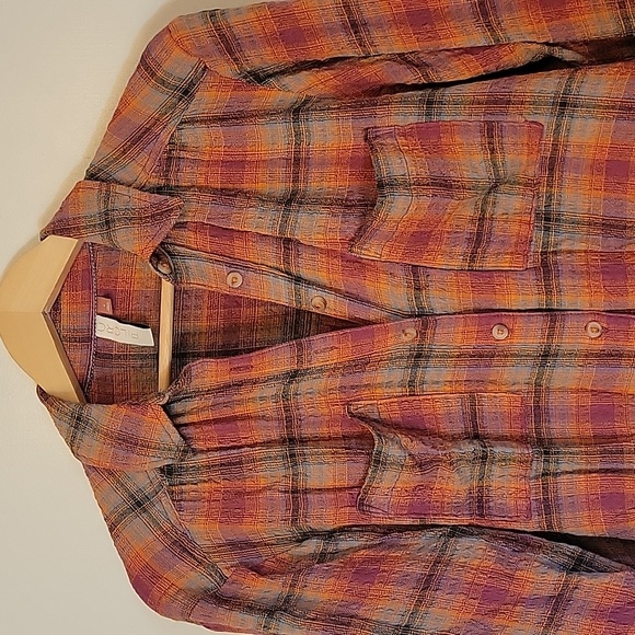 Anthropologie Pilcro Button Down Plaid Shirt - Picture 2 of 5
